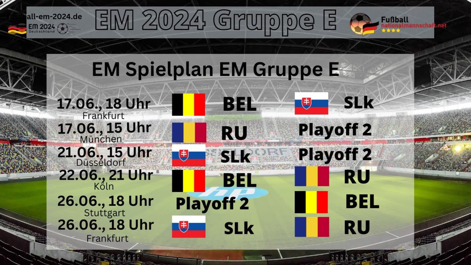 Fußball EM 2024 - Spielplan, Teilnehmer, Trikots